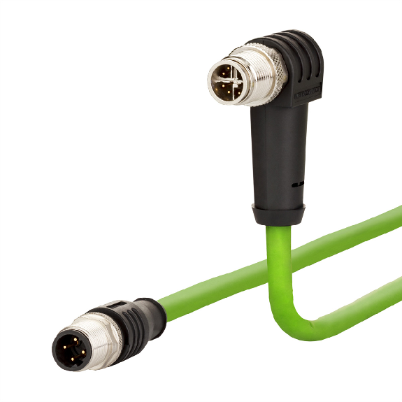 METZ CONNECT Câble Ethernet industriel M12 droit-coudé, codage X, 5 m-Leggi tutto