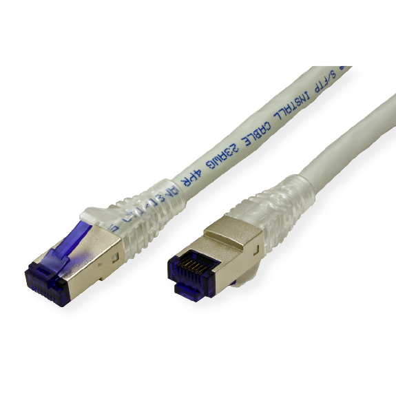 Cordon ROLINE Cat.6A (Classe EA) S/FTP (PiMF) solide, gris, 20 m Cordon ROLINE Cat.6A (Classe EA) S/FTP (PiMF) solide, gris, 20 m-Lire la description