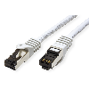 VALUE S/FTP-(PiMF-) Patchkabel Kat.8 (Class I), LSOH, Litzendraht, grau, 1 m