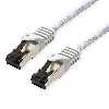 VALUE S/FTP-(PiMF-) Patchkabel Kat.8 (Class I), LSOH, Litzendraht, grau, 1 m