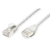 ROLINE U/FTP DataCenter Patchkabel Kat.6A (Class EA), LSOH, slim, weiß, 2 m