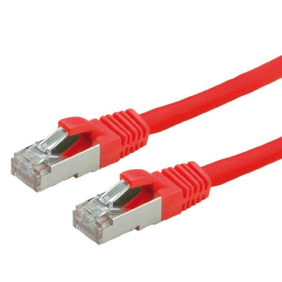 Cordon VALUE Cat.6 (Classe E) S/FTP LSOH, rouge, 2 m-Lire la description