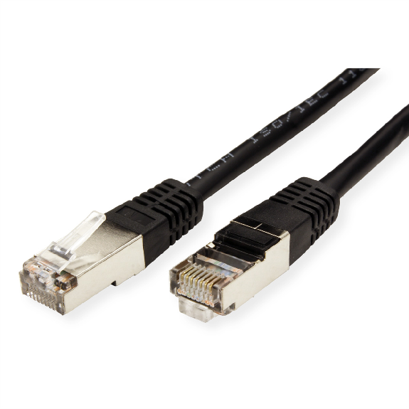 ROLINE Patchkabel Kat.5e (Class D) FTP, schwarz, 3 m-Beschreibung lesen