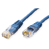 Cordon ROLINE Cat.5e (Classe D) UTP confectionné, bleu, 0,5 m Cordon ROLINE Cat.5e (Classe D) UTP confectionné, bleu, 0,5 m