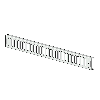 Plaque frontale FO 1 UH pour 24 coupleurs SC-Duplex/LC-Quad Plaque frontale FO 1 UH pour 24 coupleurs SC-Duplex/LC-Quad