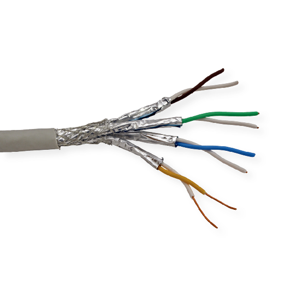 ROLINE S/FTP-(PiMF-) Kabel Kat.7 (Class F) Massivdraht, AWG23, LSOH, 300m-Beschreibung lesen