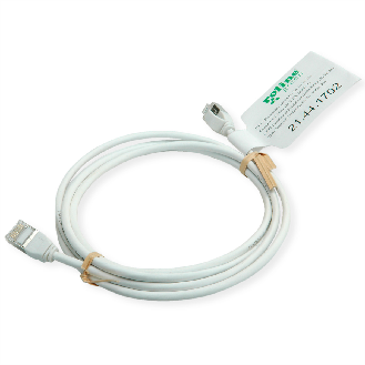 ROLINE GREEN U/FTP Patchkabel Kat.6A (Class EA), LSOH, slim, grau, 3 m-Beschreibung lesen