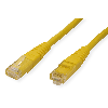 Cordon ROLINE Cat.6 (Classe E) UTP, jaune, 2 m Cordon ROLINE Cat.6 (Classe E) UTP, jaune, 2 m