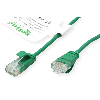 ROLINE GREEN Cordon Data Center UTP Cat.6A (Classe EA), LSOH, slim, vert, 0,5 m