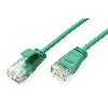 ROLINE GREEN Cordon Data Center UTP Cat.6A (Classe EA), LSOH, slim, vert, 0,5 m