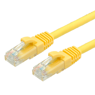 VALUE Patchkabel Kat.6A (Class EA) UTP, gelb, 0,3 m-Beschreibung lesen