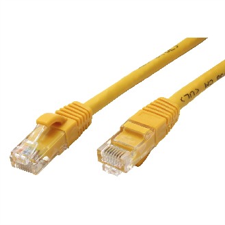 VALUE Patchkabel Kat.6A (Class EA) UTP, gelb, 0,3 m-Beschreibung lesen