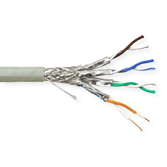 VALUE S/FTP Kabel, Kat.6A (Class EA), Massivdraht, Eca, 300 m-Beschreibung lesen