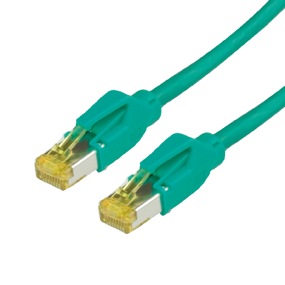 Cordon DRAKA Cat.6A (Classe EA) UC900 / HIROSE TM31, vert, 3 m-Leggi tutto
