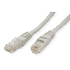 Cordon VALUE Cat.6 (Classe E) UTP confectionné, gris, 3 m