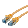 ROLINE Patchkabel Kat.6A S/FTP (PiMF), Component Level, LSOH, gelb, 0,3 m