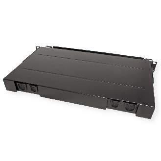ROLINE Panneau FO 19" vide, 1U, 12x SC-Simplex ou LC-Duplex , noir-Lire la description