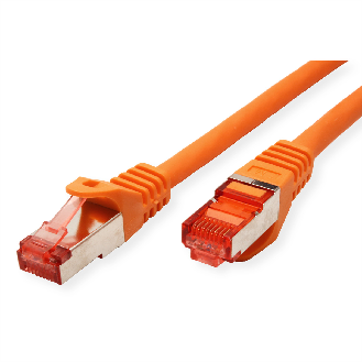 Cordon ROLINE S/FTP(PiMF) Cat.6, LSOH, Component Level, orange, 3 m-Lire la description