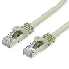 VALUE S/FTP-Kabel Kat.7, mit RJ-45 Steckern (500 MHz / Class EA), grau, 0,5 m VALUE S/FTP-Kabel Kat.7, mit RJ-45 Steckern (500 MHz / Class EA), grau, 0,5 m