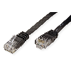 Cordon VALUE Cat.6 (Classe E) UTP confectionné, plat, noir, 3 m Cordon VALUE Cat.6 (Classe E) UTP confectionné, plat, noir, 3 m
