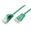 ROLINE UTP DataCenter Patchkabel Kat.6A (Class EA), LSOH, slim, grün, 1,5 m