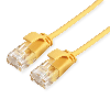 ROLINE GREEN Cordon Data Center UTP Cat.6A (Classe EA), LSOH, slim, jaune, 2 m