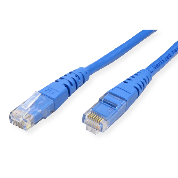 Cordon ROLINE Cat.6 (Classe E) UTP, bleu, 0,3 m Cordon ROLINE Cat.6 (Classe E) UTP, bleu, 0,3 m-Lire la description
