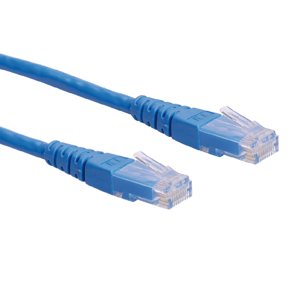Cordon ROLINE Cat.6 (Classe E) UTP, bleu, 0,3 m Cordon ROLINE Cat.6 (Classe E) UTP, bleu, 0,3 m-Lire la description
