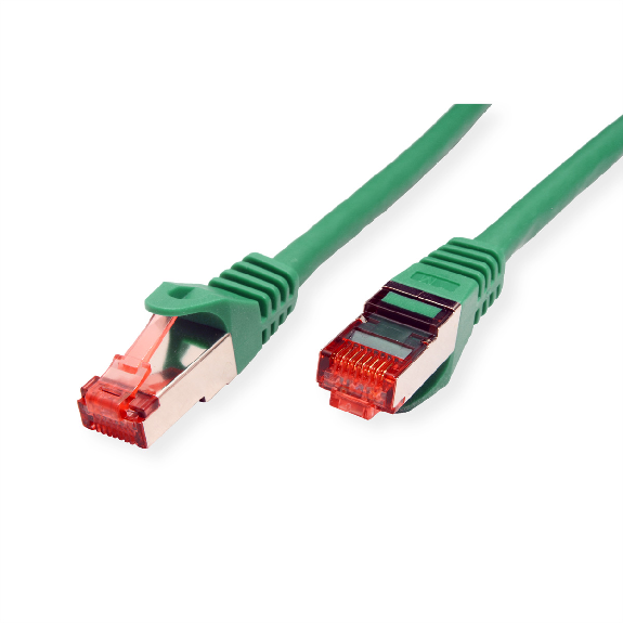 ROLINE Patchkabel Kat.6 S/FTP (PiMF), Component Level, LSOH, grün, 0,3 m-Beschreibung lesen