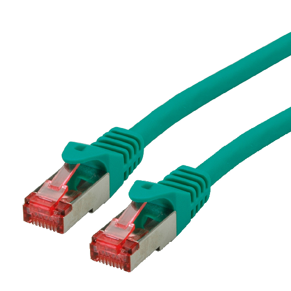ROLINE Patchkabel Kat.6 S/FTP (PiMF), Component Level, LSOH, grün, 0,3 m-Beschreibung lesen