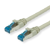 VALUE Patchkabel Kat.6A (Class EA) S/FTP (PiMF), LSOH, grau, 10 m