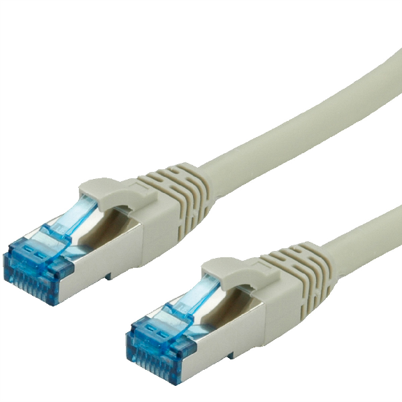 VALUE Patchkabel Kat.6A (Class EA) S/FTP (PiMF), LSOH, grau, 10 m-Beschreibung lesen