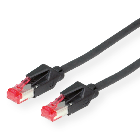 DRAKA Patchkabel Kat.6 (Class E) S/FTP, UC900 TM21, LSOH, schwarz, 15 m-Beschreibung lesen