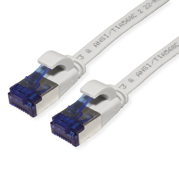 VALUE Patchkabel Kat.6A (Class EA) FTP, extra-flach, grau, 1,5 m-Beschreibung lesen
