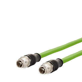 METZ CONNECT Câble Ethernet industriel M12, codage X, 2 m-Lire la description