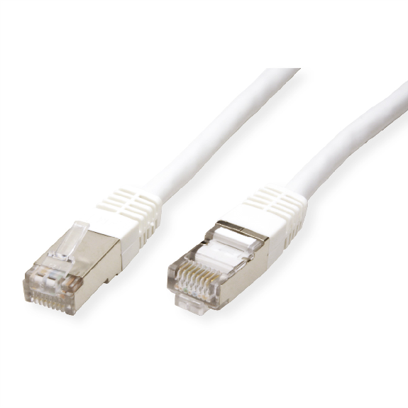 VALUE Patchkabel Kat.6 (Class E) S/FTP (PiMF), weiß, 0,5 m-Beschreibung lesen