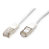 VALUE Patchkabel Kat.6 (Class E) S/FTP (PiMF), weiß, 0,5 m
