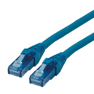 ROLINE Patchkabel Kat.6A UTP, Component Level, LSOH, blau, 10 m-Beschreibung lesen