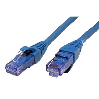 ROLINE Patchkabel Kat.6A UTP, Component Level, LSOH, blau, 10 m-Beschreibung lesen