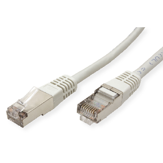 Cordon ROLINE Cat.5e (Classe D) S/FTP AWG26, gris, 0,5 m-Lire la description
