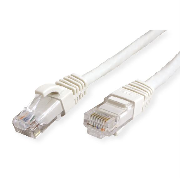 Cordon VALUE Cat.6A (Classe EA) / 10 Gigabit UTP, blanc, 20 m-Lire la description