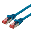 Cordon ROLINE S/FTP(PiMF) Cat.6, LSOH, Component Level, bleu, 0,3 m
