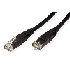 ROLINE Patchkabel Kat.6 (Class E) UTP, schwarz, 0,5 m ROLINE Patchkabel Kat.6 (Class E) UTP, schwarz, 0,5 m