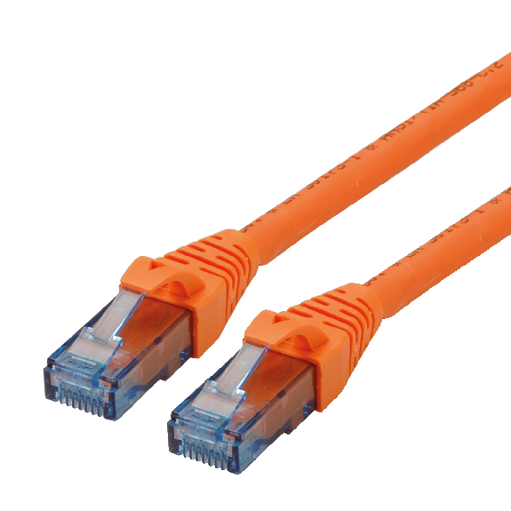 Cordon ROLINE UTP Cat.6A / 10 Gigabit, Component Level, LSOH, orange, 20 m Cordon ROLINE UTP Cat.6A / 10 Gigabit, Component Level, LSOH, orange, 20 m-Lire la description