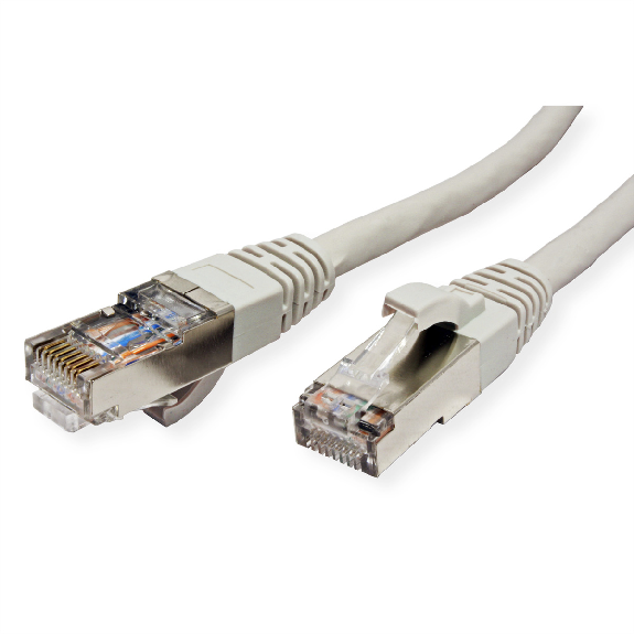 ROLINE S/FTP-Kabel Kat.7, LSOH, mit RJ-45 Steckern (500 MHz / Class EA), grau, 2 m-Beschreibung lesen