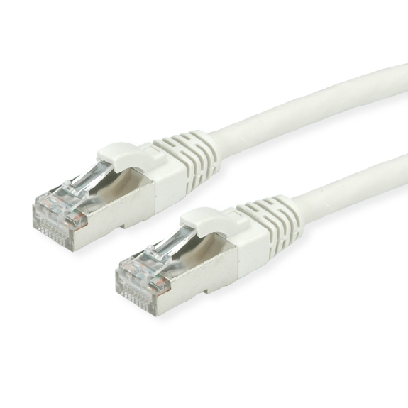 ROLINE S/FTP-Kabel Kat.7, LSOH, mit RJ-45 Steckern (500 MHz / Class EA), grau, 2 m-Beschreibung lesen