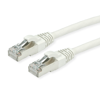 Câble ROLINE Cat.7 S/FTP, LSOH, avec connecteurs RJ45 (500MHz / Classe EA), gris, 2 m-Lire la description