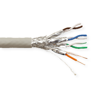 VALUE S/FTP Kabel, Kat.7 (Class F), Massivdraht, Dca, 100 m-Beschreibung lesen