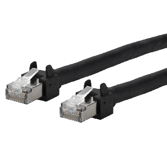 METZ CONNECT Cordon de brassage 6kV Flex500 Outdoor, noir, 3 m-Lire la description