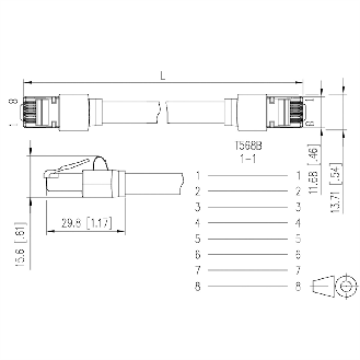 METZ CONNECT Cordon de brassage 6kV Flex500 Outdoor, noir, 3 m-Lire la description